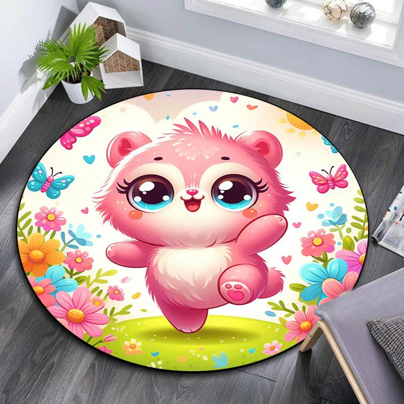 1pc Soft, Absorbent & Non Slip Pink Bear Round Rug Soft Circle Rug for Living Room & Bedroom Decor, Chair Mats, and Unforgettable Home Gifts 80cm by 80cm
1pc Soft, Absorbent & Non Slip Pink Bear Round Rug Soft Circle Rug for Living Room & Bedroom Decor, Chair Mats, and Unforgettable Home Gifts 80cm by 80cm