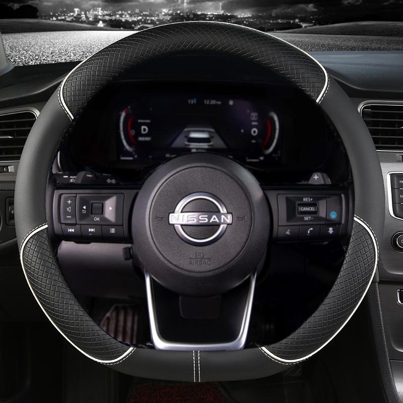 Автомобильный чехол на руль для Nissan X-Trail Qashqai March Serena Micra Kicks 2017-2023 Altima Teana, автоаксессуары
Автомобильный чехол на руль для Nissan X-Trail Qashqai March Serena Micra Kicks 2017-2023 Altima Teana, автоаксессуары
