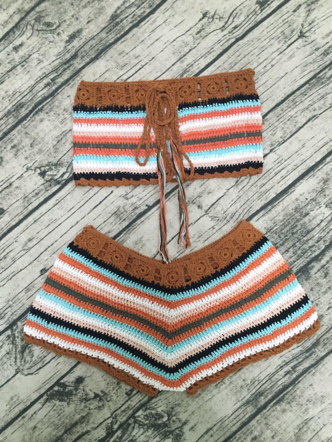 European Fashion Strapless Knit Bikini - Celebrity Style Small коричневий
European Fashion Strapless Knit Bikini - Celebrity Style Small коричневий