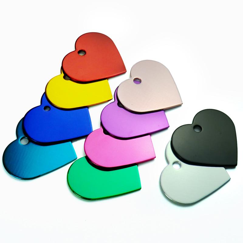 Wholesale 20Pcs Dog ID Tag Engraved Customized Pet Tags For Dog Accessories Personalized Heart Name Tag Plate Collar Decoration 25X20X1MM
Wholesale 20Pcs Dog ID Tag Engraved Customized Pet Tags For Dog Accessories Personalized Heart Name Tag Plate Collar Decoration 25X20X1MM
