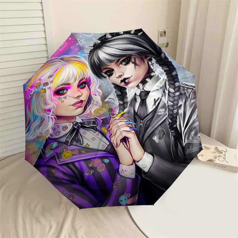 1PC Gothic Punk Umbrella-8-Rib Reinforced, Automatic Open, Lightweight & Durable, Cute Fashion Accessory for Outdoor-T181
1PC Gothic Punk Umbrella-8-Rib Reinforced, Automatic Open, Lightweight & Durable, Cute Fashion Accessory for Outdoor-T181