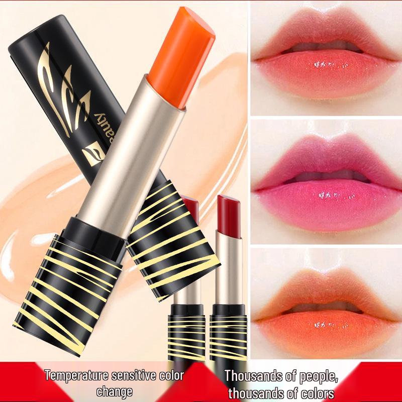 Douyin Hot-Selling Red Cherry Color-Changing Lipstick: Temperature-Responsive, Moisturizing, Long-Lasting, Non-Fading, Non-Stick.
Douyin Hot-Selling Red Cherry Color-Changing Lipstick: Temperature-Responsive, Moisturizing, Long-Lasting, Non-Fading, Non-Stick.