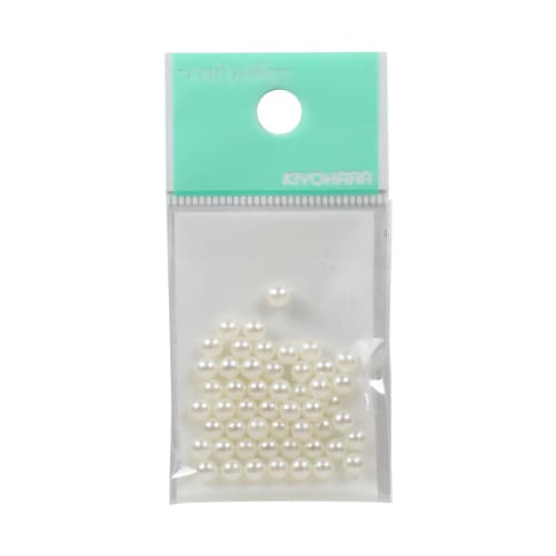 KIYOHARA Craft Gallery Resin Craft Pearl Beads No Holes 50 Pieces Diameter 4mm RCH-168
KIYOHARA Craft Gallery Resin Craft Pearl Beads No Holes 50 Pieces Diameter 4mm RCH-168
