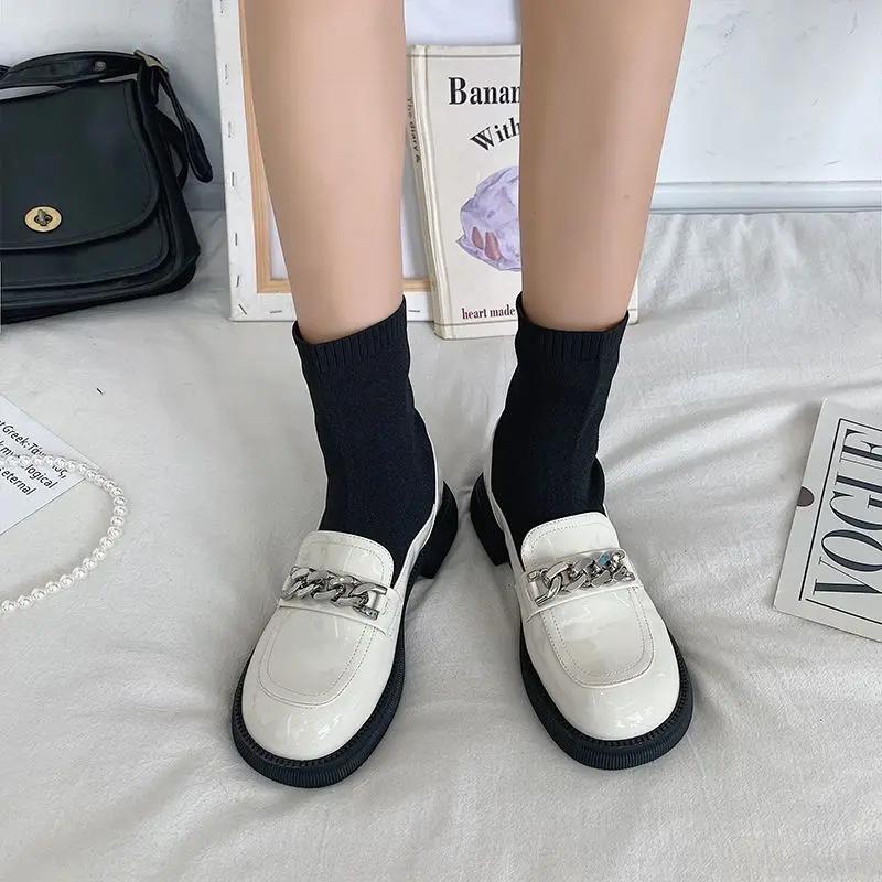 Элегантные ботильоны на среднем каблуке, ботильоны Мэри Джейн для женщин, круглый носок, стразы, женские короткие туфли в стиле Лолита, осенняя распродажа 35
Элегантные ботильоны на среднем каблуке, ботильоны Мэри Джейн для женщин, круглый носок, стразы, женские короткие туфли в стиле Лолита, осенняя распродажа 35