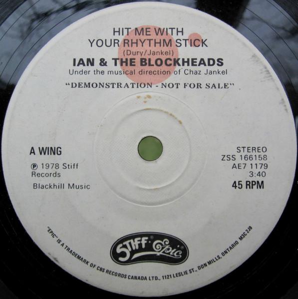 7-дюймовая пластинка IAN DURY & THE BLOCKHEADS - Hit Me With Your Rhythm Stick ZSS166158 Stiff-Epic 1978 Канада Рок Б/У
7-дюймовая пластинка IAN DURY & THE BLOCKHEADS - Hit Me With Your Rhythm Stick ZSS166158 Stiff-Epic 1978 Канада Рок Б/У