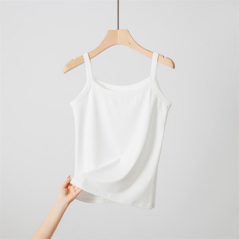 Женская облегающая хлопковая майка: Однотонный, без рукавов, идеально подходит для летнего многослойного образа One Size
Женская облегающая хлопковая майка: Однотонный, без рукавов, идеально подходит для летнего многослойного образа One Size