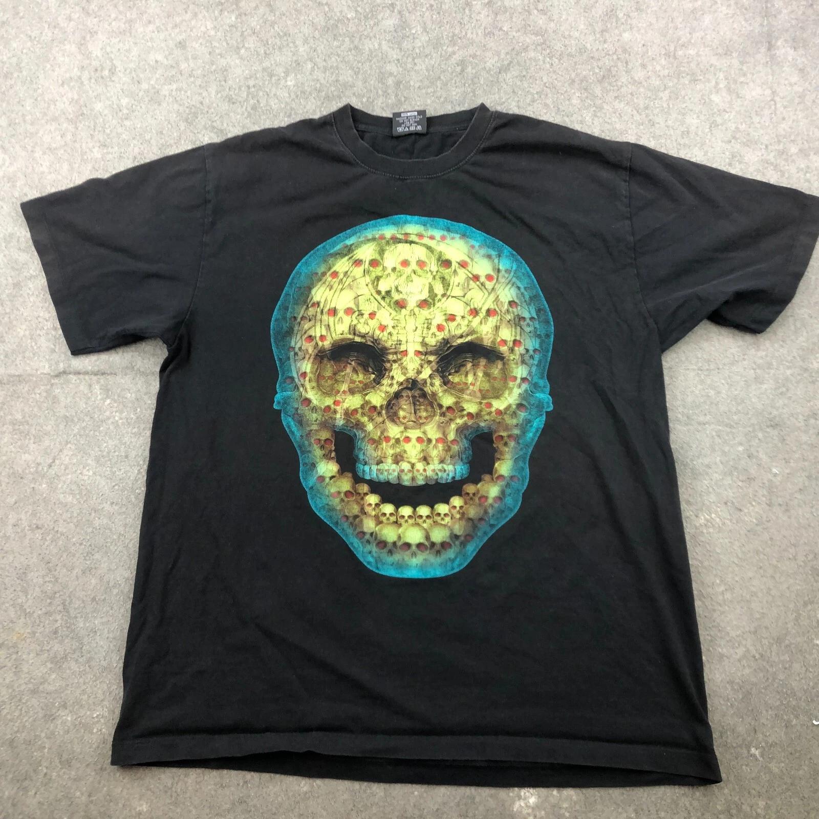 Max Mehra Shirt Mens 2XL Black Skull Band Double Sided Grunge Goth Street Skate 4XL
Max Mehra Shirt Mens 2XL Black Skull Band Double Sided Grunge Goth Street Skate 4XL