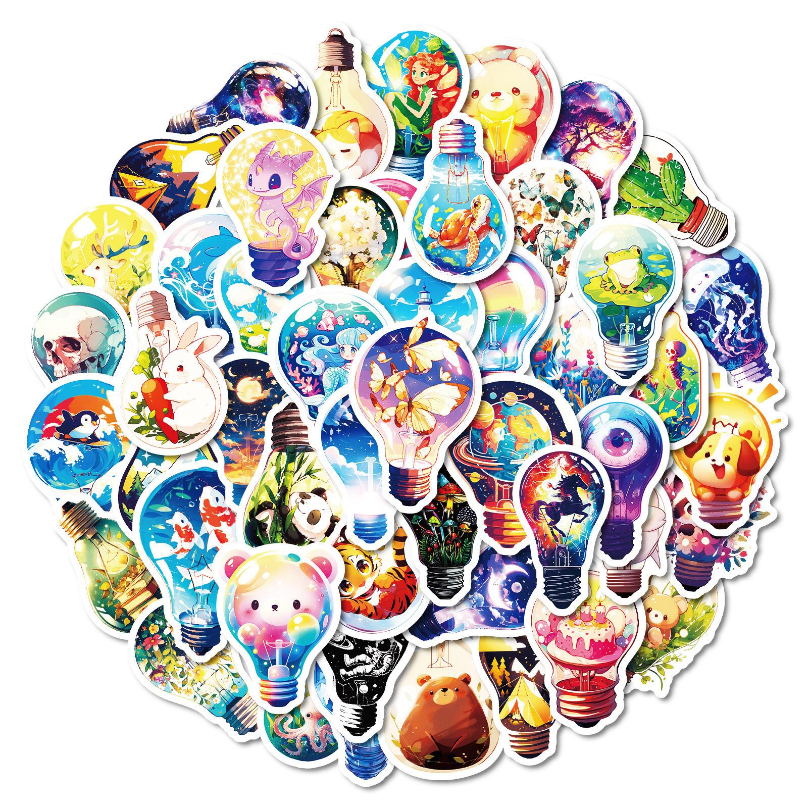 50 New Lamp Bulbs Zhongda World Graffiti Water-Repellent Decorative Decals Decorative Mobile Phone Case Laptop Stickers
50 New Lamp Bulbs Zhongda World Graffiti Water-Repellent Decorative Decals Decorative Mobile Phone Case Laptop Stickers