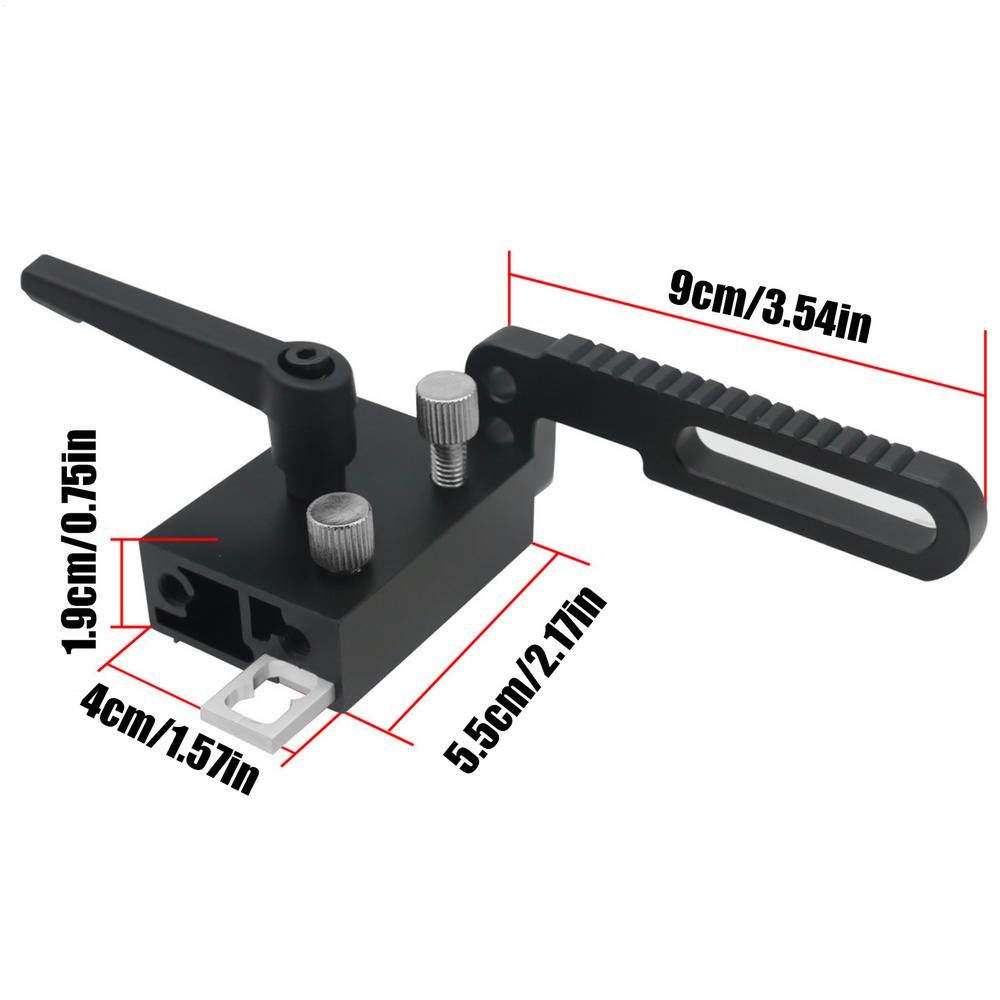 Упор для торцовочной пилы из легированной стали, Т-образный паз, регулируемая направляющая, откидной упор, устройство для точного ограничения длины, деревообрабатывающий инструмент чёрный
Упор для торцовочной пилы из легированной стали, Т-образный паз, регулируемая направляющая, откидной упор, устройство для точного ограничения длины, деревообрабатывающий инструмент чёрный