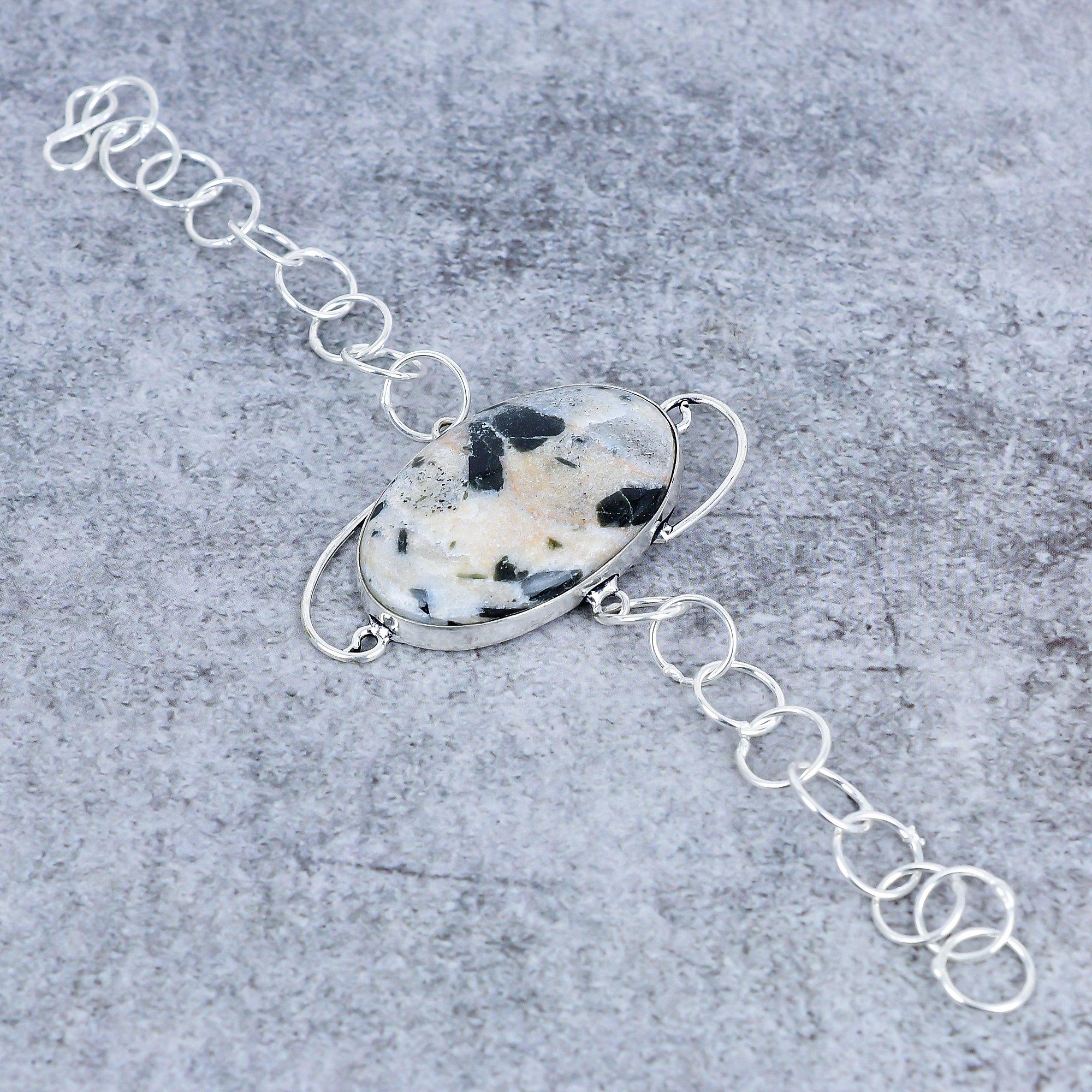 Bauxite Gemstone Handmade 925 Sterling Silver Bracelet 7-8 M-2712
Bauxite Gemstone Handmade 925 Sterling Silver Bracelet 7-8 M-2712