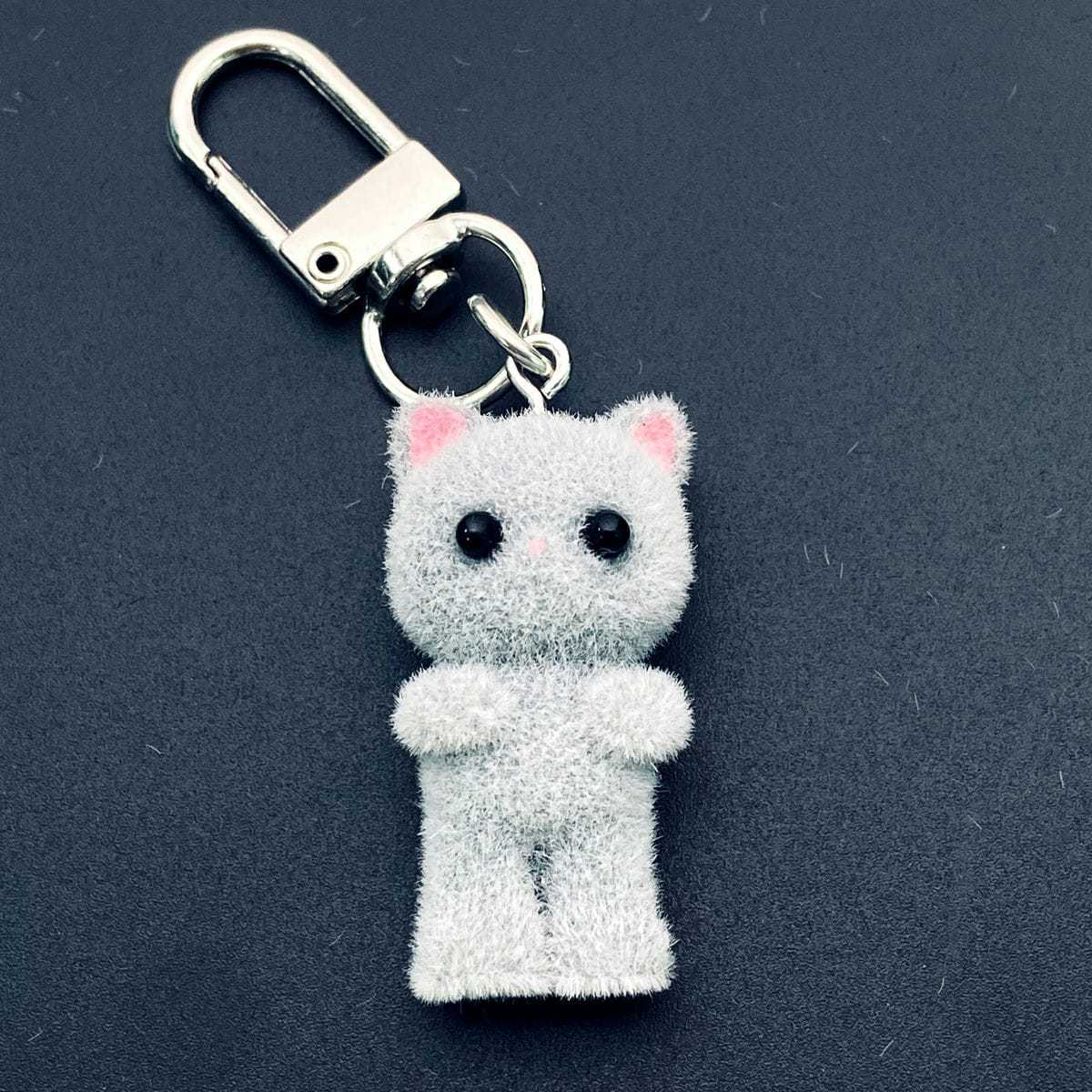 Cute Flocking Three-dimensional Kitten Keychain Cartoon Mini Doll Bag Pendant Keyrings Handmade DIY Keys Chains Gift Accessories серый
Cute Flocking Three-dimensional Kitten Keychain Cartoon Mini Doll Bag Pendant Keyrings Handmade DIY Keys Chains Gift Accessories серый