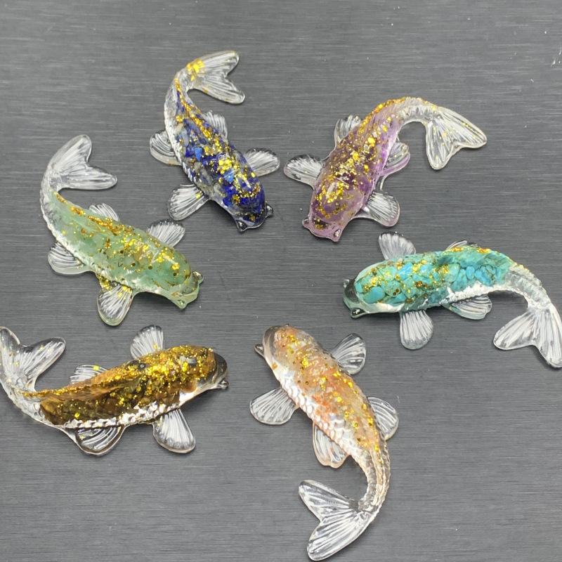 1pc Crystal Fish Ornaments Artificial Gravel Carp Figurine Koi Fish Drip Gel Little Fish Desk Decorations Car Decor Accessories чёрный
1pc Crystal Fish Ornaments Artificial Gravel Carp Figurine Koi Fish Drip Gel Little Fish Desk Decorations Car Decor Accessories чёрный