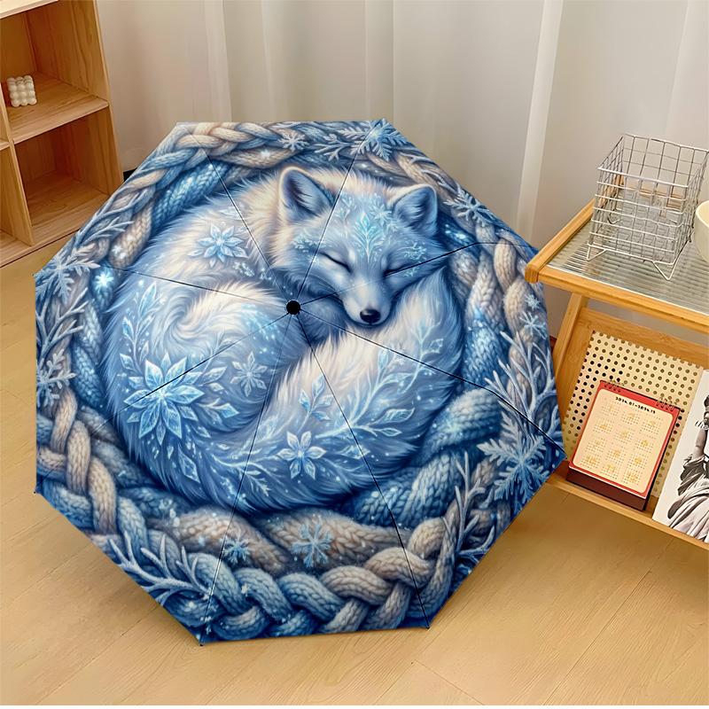 Fox with Scarf Nature Printed umbrella windproof folding umbrella portable sun and rain umbrella suitable for gifting
Fox with Scarf Nature Printed umbrella windproof folding umbrella portable sun and rain umbrella suitable for gifting