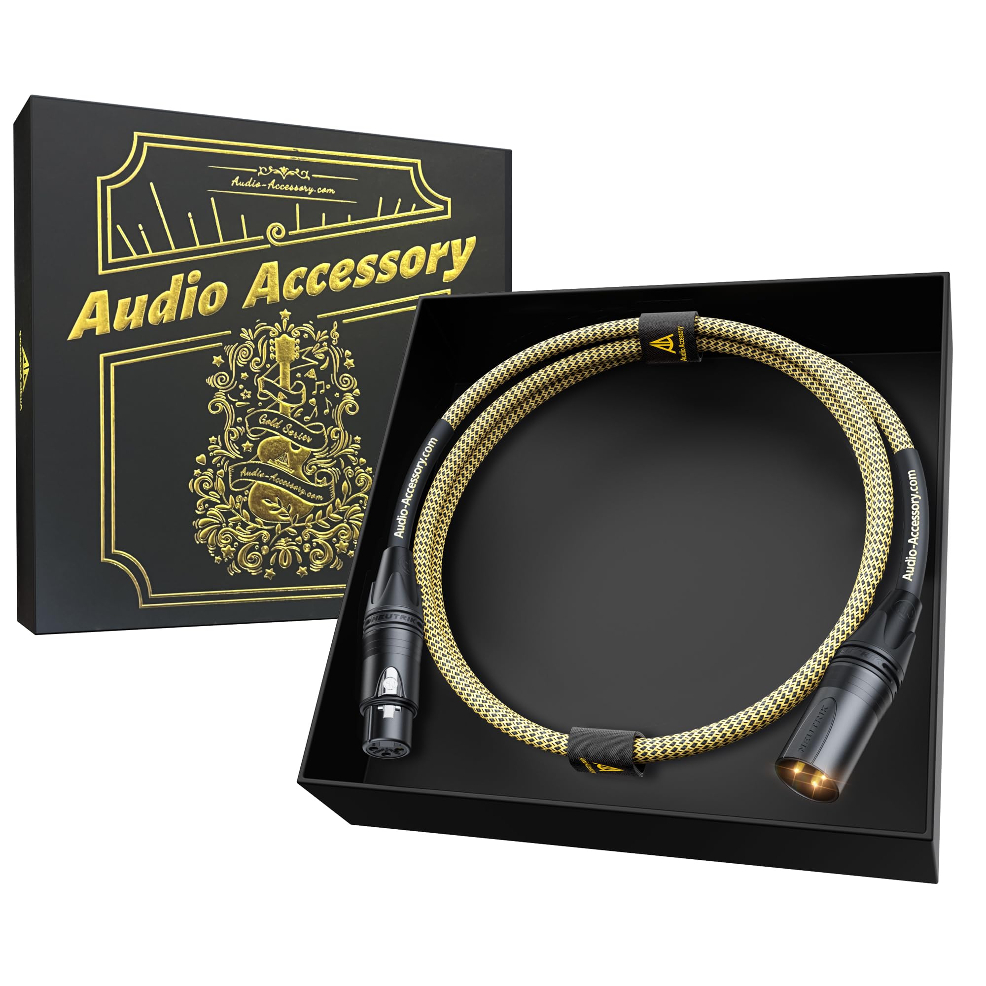 AA Gold Series Handmade XLR Cable Neutrik 19AWG OFC Star Quad Mic Kevlar Reinforced Nylon Braided Mic Coverage OFC Braided Shielding and Aluminum Foil золотий
AA Gold Series Handmade XLR Cable Neutrik 19AWG OFC Star Quad Mic Kevlar Reinforced Nylon Braided Mic Coverage OFC Braided Shielding and Aluminum Foil золотий