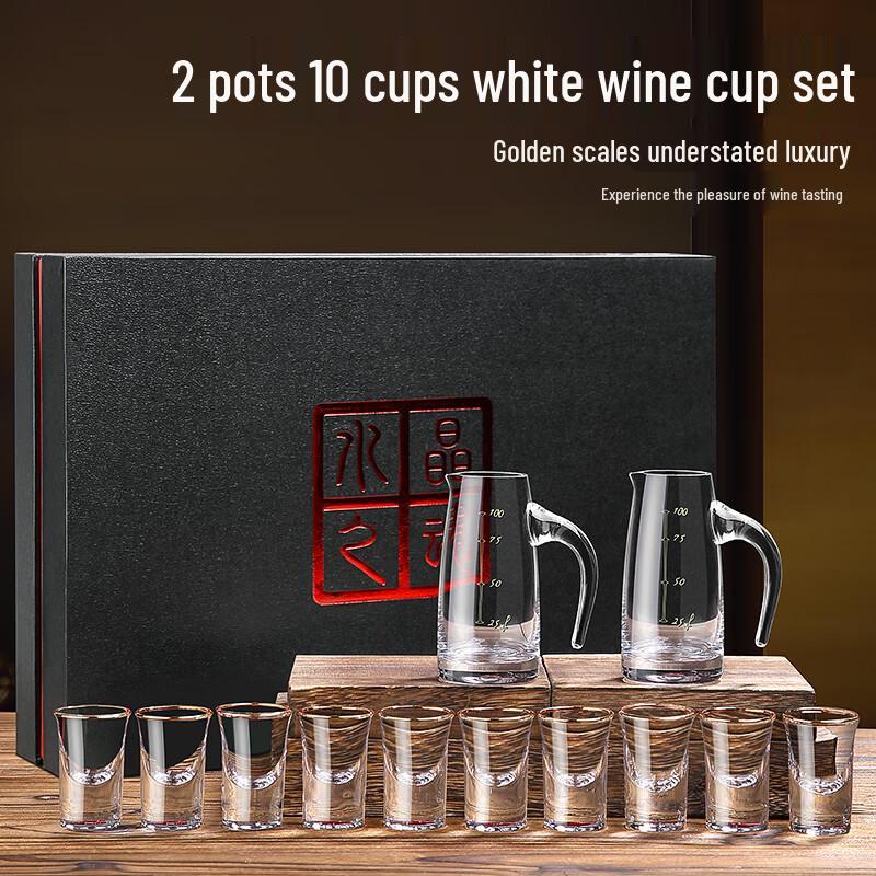 Набор ручной работы из хрустального стекла без свинца: графин для китайского ликера и чашки
Набор ручной работы из хрустального стекла без свинца: графин для китайского ликера и чашки