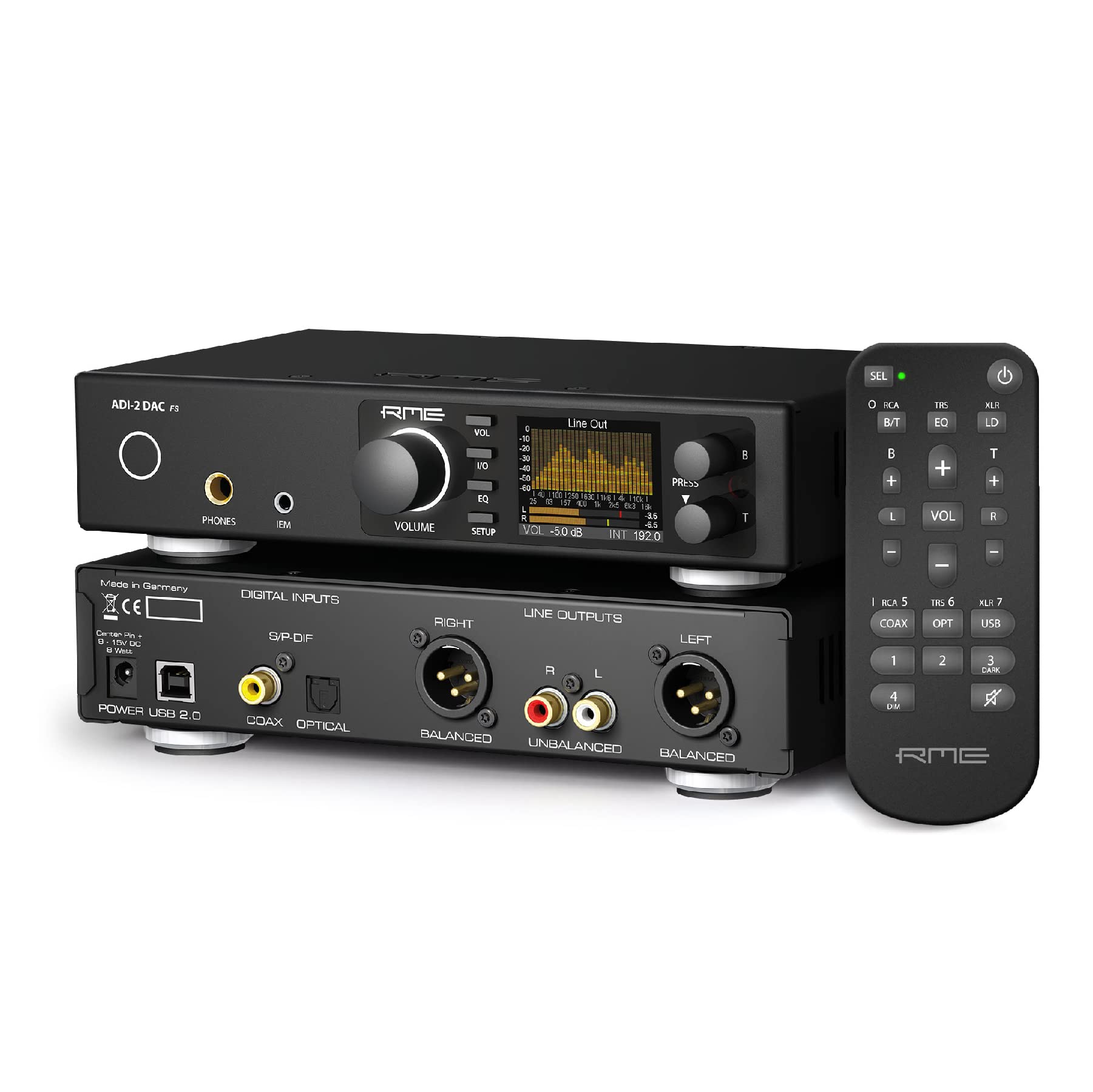 RME DAC FS USB DAC Converter Headphone Amplifier USB Audio Interface PCM Compatible with SPDIF Input Year Warranty ADI-2 32bit/768kHz DSD11.2MHz
RME DAC FS USB DAC Converter Headphone Amplifier USB Audio Interface PCM Compatible with SPDIF Input Year Warranty ADI-2 32bit/768kHz DSD11.2MHz