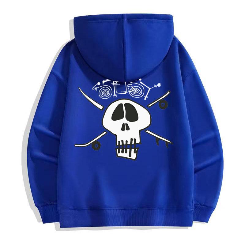 Stussy 2023 Autumn/Winter Men s and Women s Thickened and Velvet Insulation High Quality Cotton Surfing Skateboard Skull Head Printed Hoodie
Stussy 2023 Autumn/Winter Men s and Women s Thickened and Velvet Insulation High Quality Cotton Surfing Skateboard Skull Head Printed Hoodie