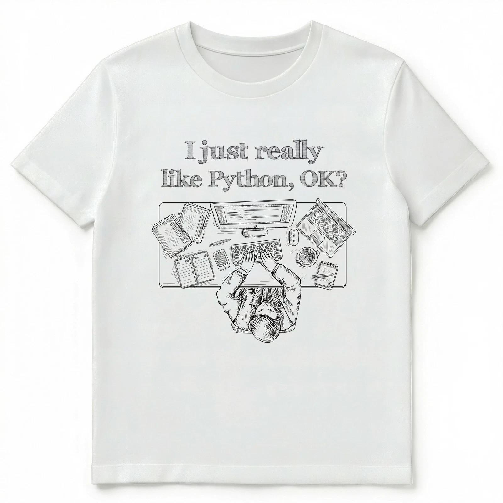 Funny I Just Really Like Python Programming Unisex T-Shirt 2XL
Funny I Just Really Like Python Programming Unisex T-Shirt 2XL