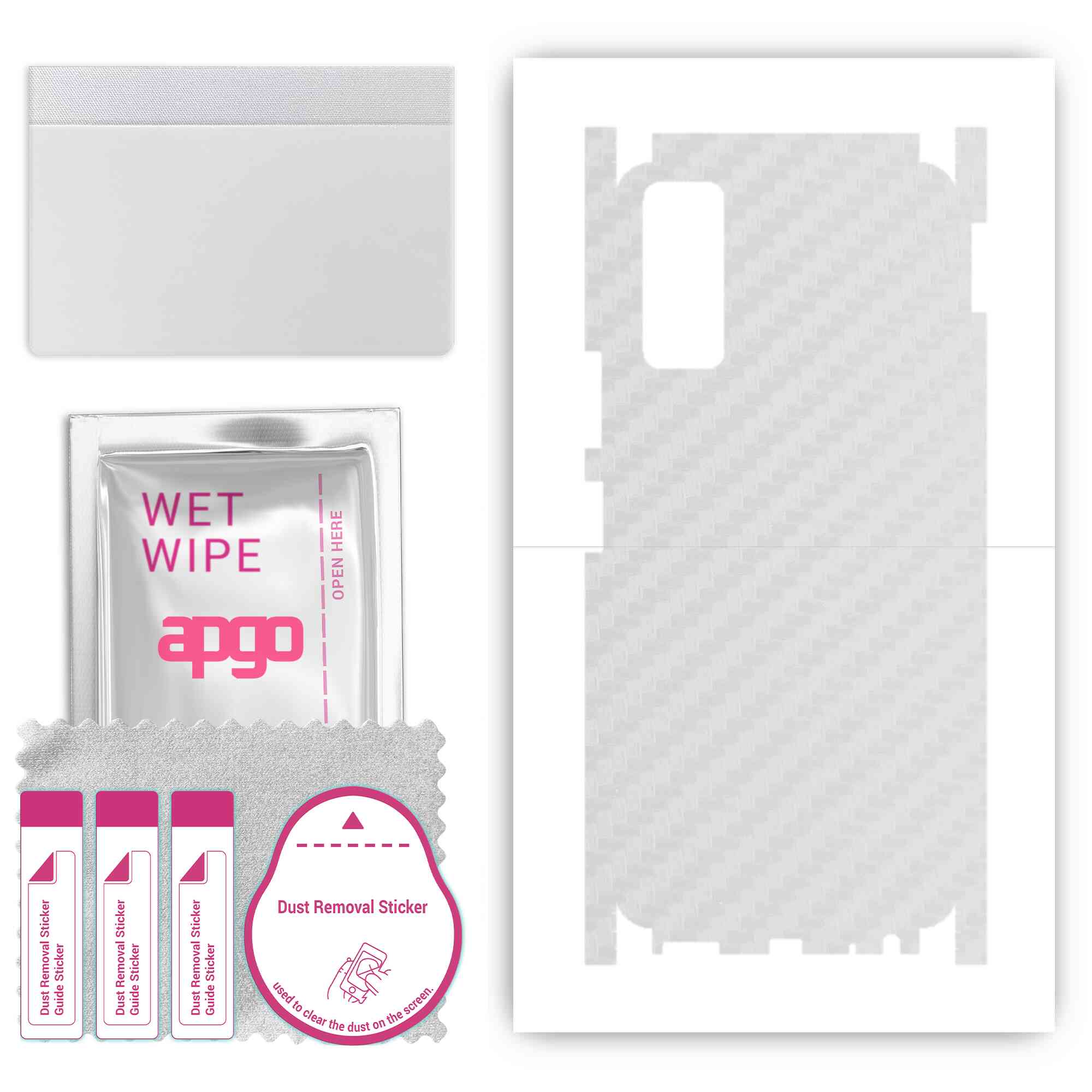 apgo Protective Skin Sticker for the back+sides compatible with Vivo Y20s, Full Wrap Film, Foil, Vinyl - Pattern Transparent Carbon
apgo Protective Skin Sticker for the back+sides compatible with Vivo Y20s, Full Wrap Film, Foil, Vinyl - Pattern Transparent Carbon