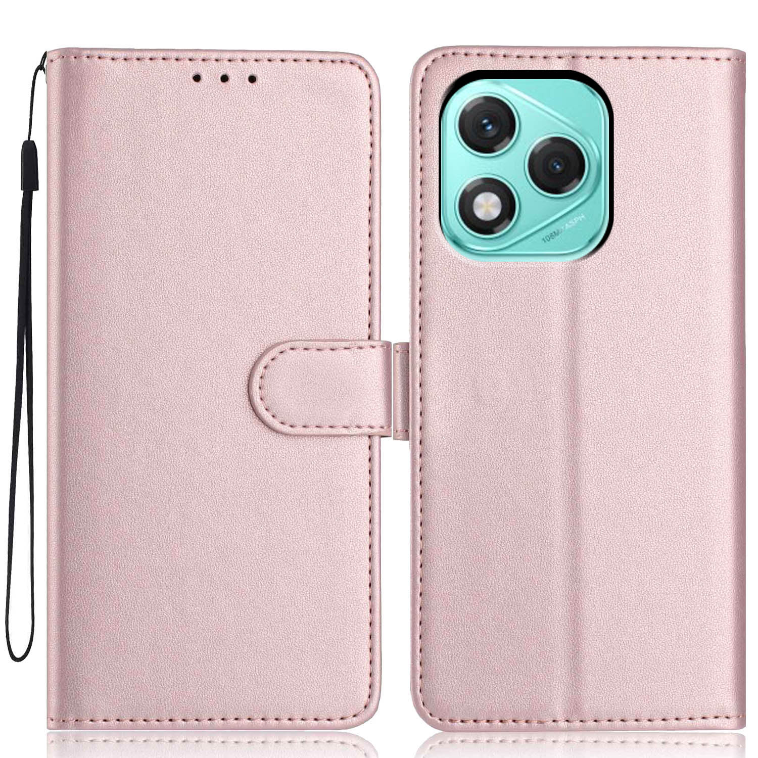 For Honor 400 Lite 5G Wallet Case with Strap/Multiple Card Slots Solid Color Leather Stand Phone Cover
For Honor 400 Lite 5G Wallet Case with Strap/Multiple Card Slots Solid Color Leather Stand Phone Cover