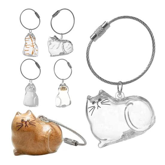 Cat Hair Storage Bottle Transparent Pet Fur Keepsake Keychain for Collecting Cat Dog Hair Pet Memorial Urn for Cat Lovers C
Cat Hair Storage Bottle Transparent Pet Fur Keepsake Keychain for Collecting Cat Dog Hair Pet Memorial Urn for Cat Lovers C