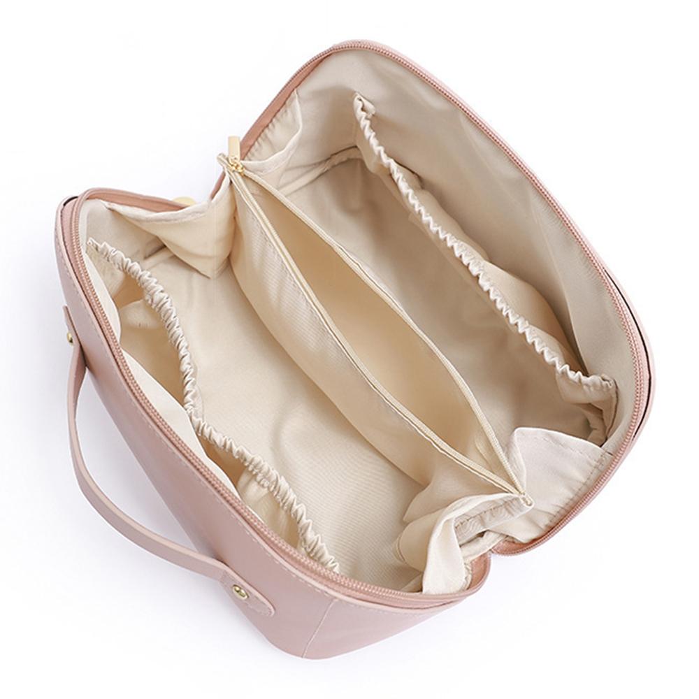 HK8293 Large Capacity Cosmetic Storage Pouch Portable PU Leather Makeup Organization Bag Travel Toiletry Organizer Bag Rose
HK8293 Large Capacity Cosmetic Storage Pouch Portable PU Leather Makeup Organization Bag Travel Toiletry Organizer Bag Rose