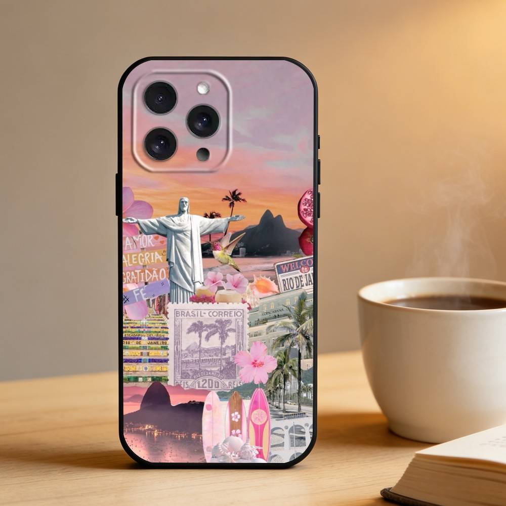 Brazil Brasil Summer Phone Case For iPhone 17 16 15 14 13 12 Max Plus Silicone Black Cover iPhone14
Brazil Brasil Summer Phone Case For iPhone 17 16 15 14 13 12 Max Plus Silicone Black Cover iPhone14