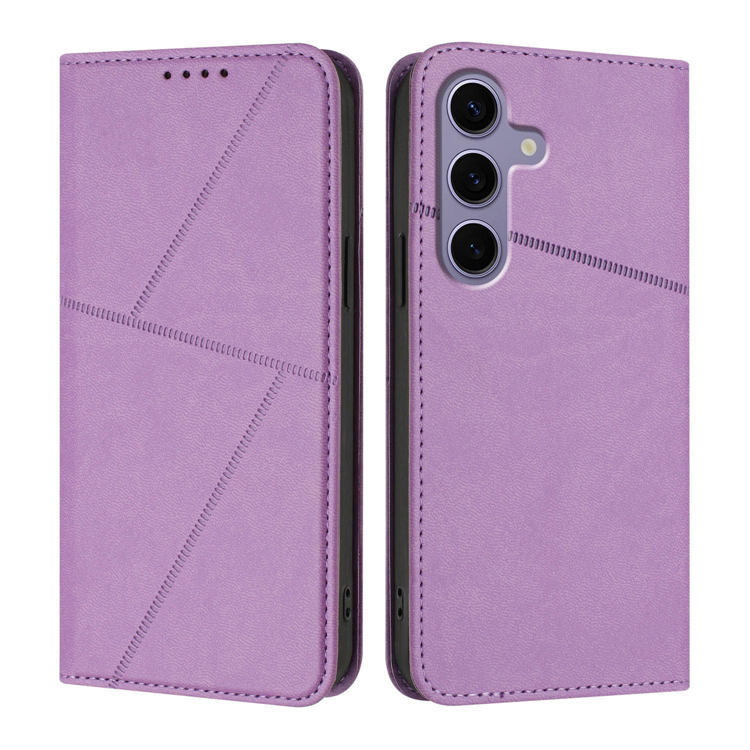For Samsung Galaxy S24/Galaxy S25 Wallet Case Magnetic Closure Leather Flip Phone Cover with Stand Purple
For Samsung Galaxy S24/Galaxy S25 Wallet Case Magnetic Closure Leather Flip Phone Cover with Stand Purple