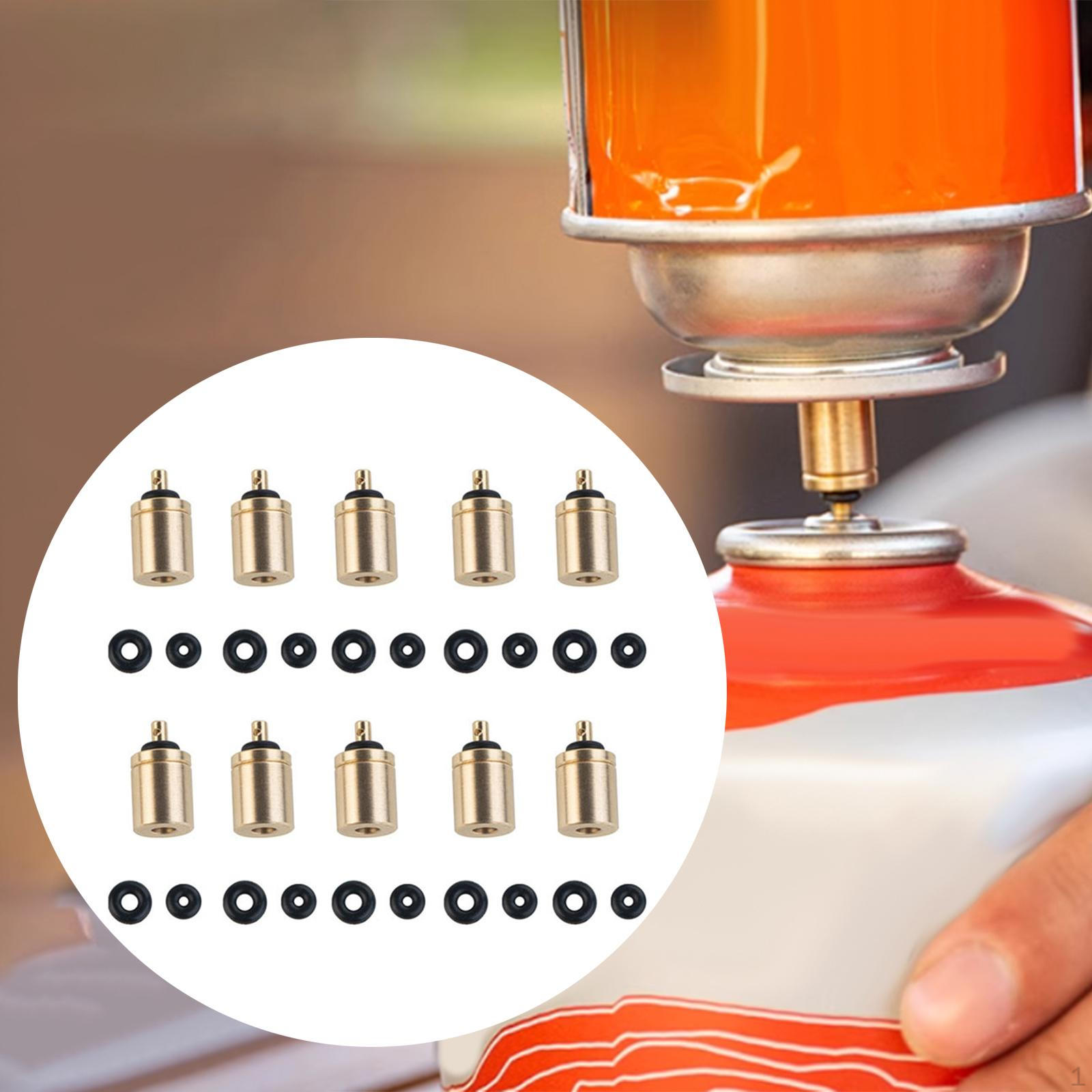 Gas Refill Adapter Lightweight Equipment Refilling for Camping Outdoor Party 10PCS
Gas Refill Adapter Lightweight Equipment Refilling for Camping Outdoor Party 10PCS