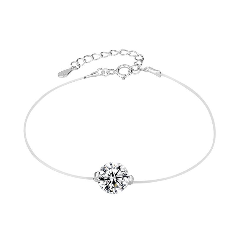 Sterling Silver Mermaid s Tears Bracelet - Elegant Transparent Fishing Line Design Ring Size 13/14 (Circumference 5.8cm)
Sterling Silver Mermaid s Tears Bracelet - Elegant Transparent Fishing Line Design Ring Size 13/14 (Circumference 5.8cm)