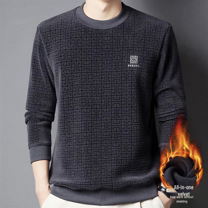 Douyin Bestselling Men s Velvet-Thickened Round Neck Lambswool Knit Hoodie 160/M (95-115 kg recommended) сірий колір
Douyin Bestselling Men s Velvet-Thickened Round Neck Lambswool Knit Hoodie 160/M (95-115 kg recommended) сірий колір