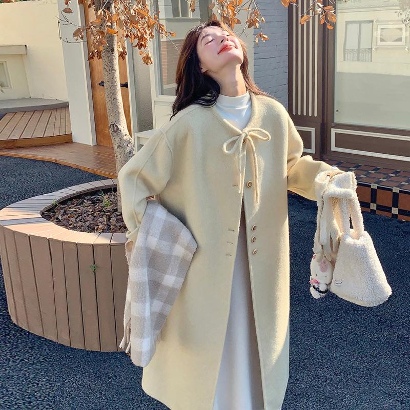 2026 Yellow Double-Sided Wool Tweed Coat with Bowknot - Mid-Length Women s Winter Jacket, Fragrance Style M світло-жовтого кольору
2026 Yellow Double-Sided Wool Tweed Coat with Bowknot - Mid-Length Women s Winter Jacket, Fragrance Style M світло-жовтого кольору