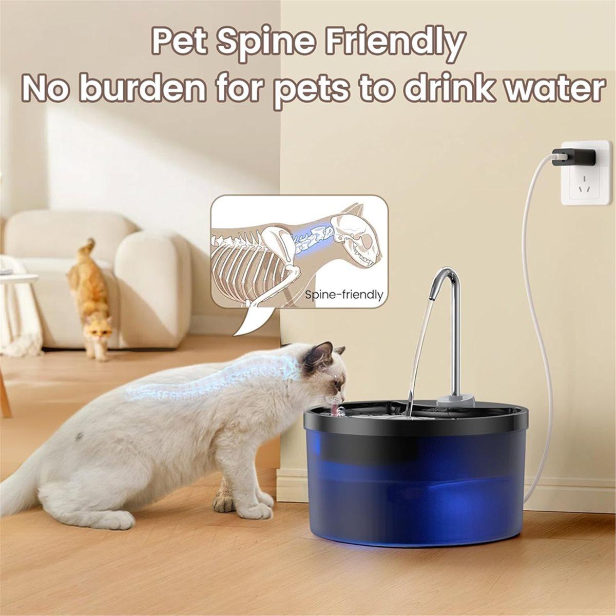 2026 New Cat Water Fountain,3.2L,Pet Water Dispenser with Filter,Dog Drinking Fountain for Cats,Ultra Quiet Water Pump China Mainland
2026 New Cat Water Fountain,3.2L,Pet Water Dispenser with Filter,Dog Drinking Fountain for Cats,Ultra Quiet Water Pump China Mainland