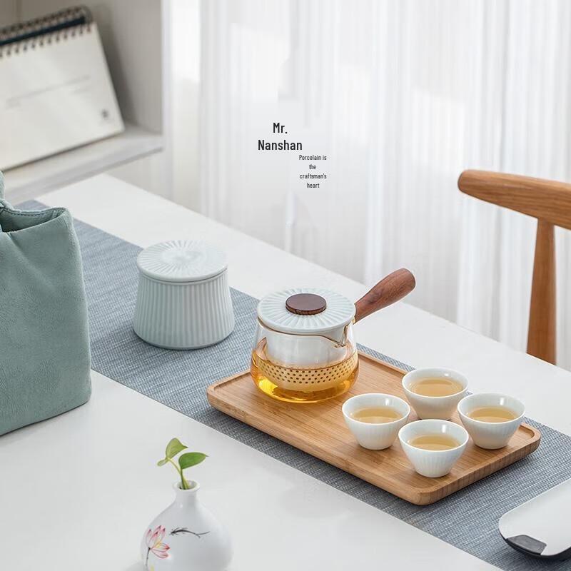 Nanshan Japanese Ceramic & Glass Tea Set
Nanshan Japanese Ceramic & Glass Tea Set