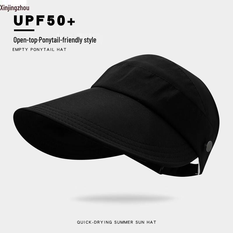 Ponytail-Friendly Open-Top Sun Visor One Size
Ponytail-Friendly Open-Top Sun Visor One Size
