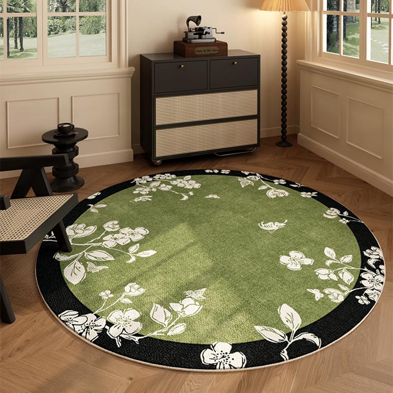 French Style Round Flower Pattern Rug – Soft Anti-Slip Washable Green Mat for Bedroom Living Room Diameter 60cm
French Style Round Flower Pattern Rug – Soft Anti-Slip Washable Green Mat for Bedroom Living Room Diameter 60cm