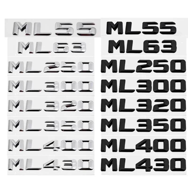 3D ABS Car Rear Trunk Sticker Tail Letter Badge Emblem for Mercedes Benz Style ML55 ML63 ML250 ML300 ML320 ML350 ML400 ML430 ML63 чорний
3D ABS Car Rear Trunk Sticker Tail Letter Badge Emblem for Mercedes Benz Style ML55 ML63 ML250 ML300 ML320 ML350 ML400 ML430 ML63 чорний