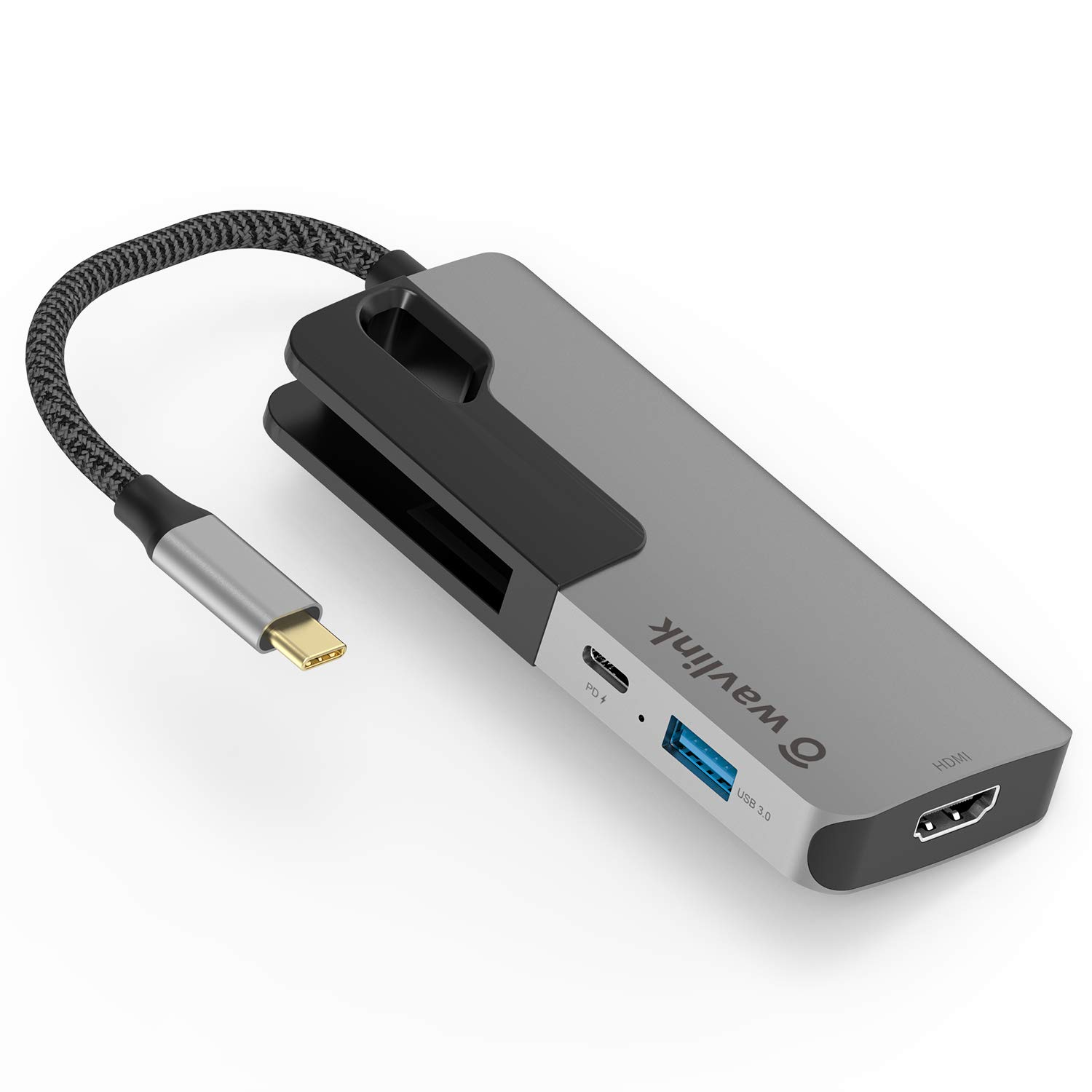 WAVLINK USB C Hub PD Function USB C Travel Mini Docking 60W Power Supply HDMI 4xUSB A Port Compatible with Windows OS X or Later Chrome Linux Work чорний
WAVLINK USB C Hub PD Function USB C Travel Mini Docking 60W Power Supply HDMI 4xUSB A Port Compatible with Windows OS X or Later Chrome Linux Work чорний