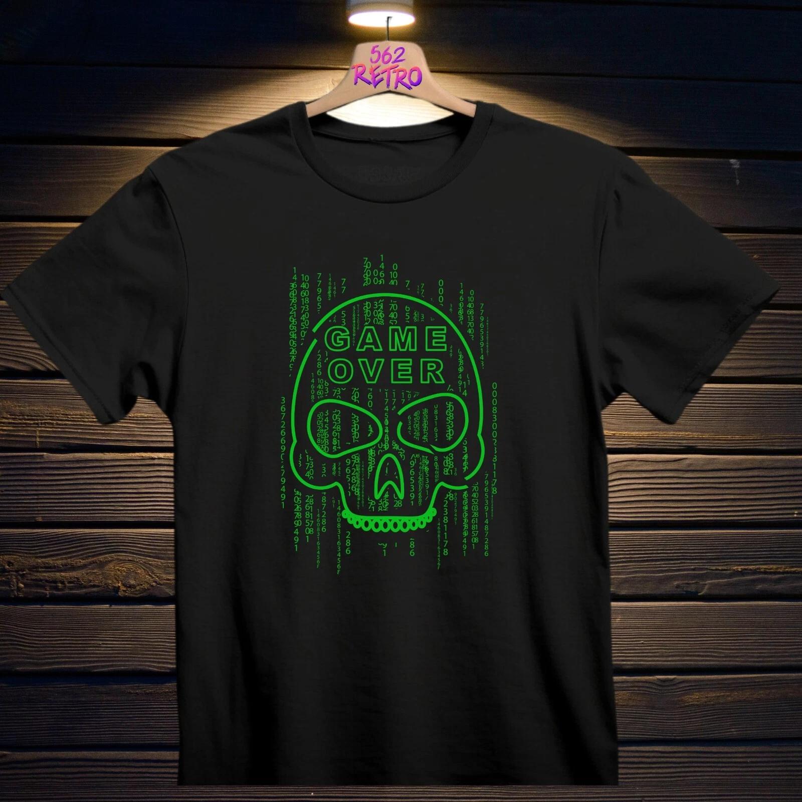 Game Over Skull Unisex Black T-Shirt S-3XL 4XL
Game Over Skull Unisex Black T-Shirt S-3XL 4XL