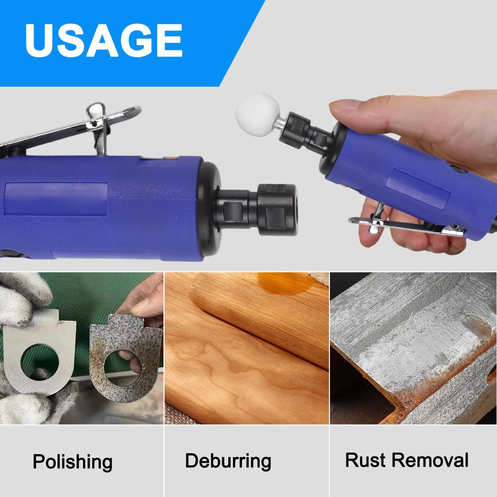 MultiPurpose Pneumatic Grinder with 3mm and 6mm Chuck Option and Various Grinding Heads for Metal Rust Removal China Mainland
MultiPurpose Pneumatic Grinder with 3mm and 6mm Chuck Option and Various Grinding Heads for Metal Rust Removal China Mainland