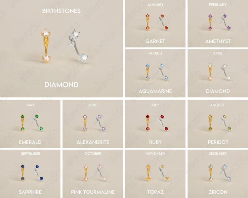 S925 Silver Sparkling Diamond Four-Prong Cartilage Stud Earrings Gold
S925 Silver Sparkling Diamond Four-Prong Cartilage Stud Earrings Gold