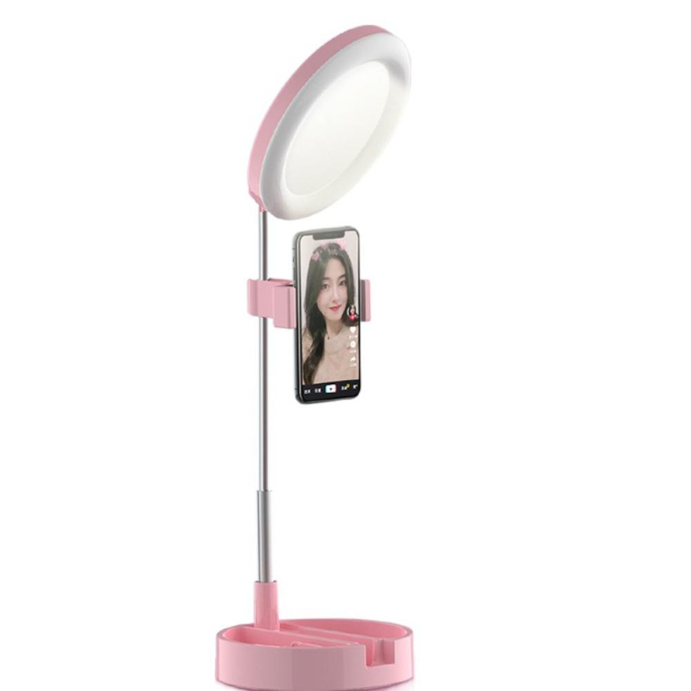 Stable Base Makeup Mirror Fill Light Bracket Desktop Fill Light Phone Holder Mobile Accessories розовый
Stable Base Makeup Mirror Fill Light Bracket Desktop Fill Light Phone Holder Mobile Accessories розовый