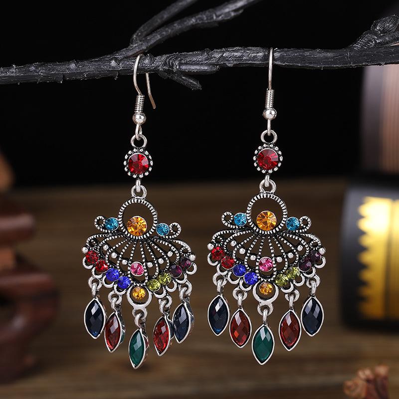 Ethnic Boho Vintage Drop Earrings For Women Geometric Hollow Crystal Blue Red Green Black Dangle Bohemian Wedding Earings Bijoux разноцветный
Ethnic Boho Vintage Drop Earrings For Women Geometric Hollow Crystal Blue Red Green Black Dangle Bohemian Wedding Earings Bijoux разноцветный