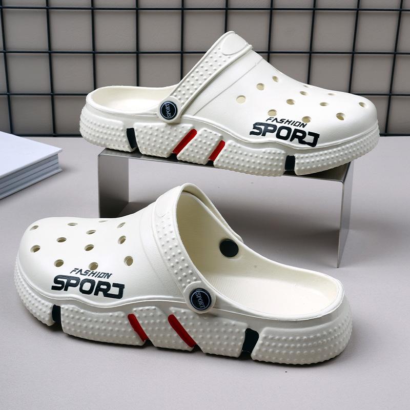 Hole shoes men s summer new platform beach sandals wear breathable casual slippers men s large size slippers 39 білий
Hole shoes men s summer new platform beach sandals wear breathable casual slippers men s large size slippers 39 білий