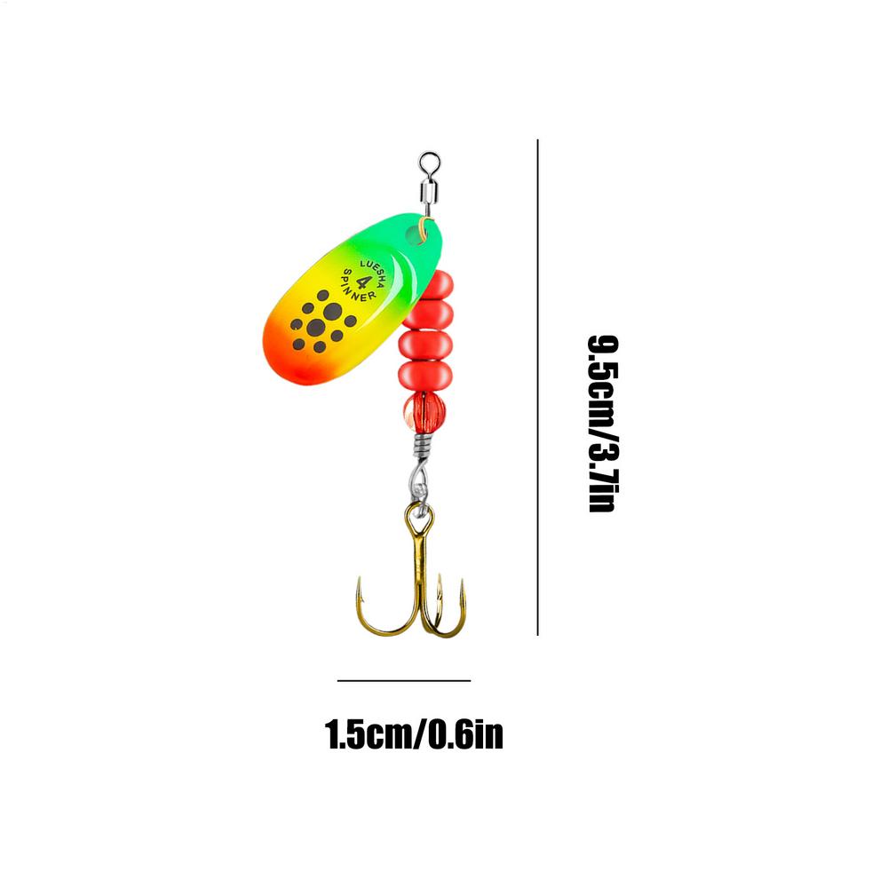 Spinner Baits For Bass Fishing Hard Metal Jig Spinner Baits Kits Lures Gear Jigs With Bright Colors For Water Walleye Lake Sea
Spinner Baits For Bass Fishing Hard Metal Jig Spinner Baits Kits Lures Gear Jigs With Bright Colors For Water Walleye Lake Sea