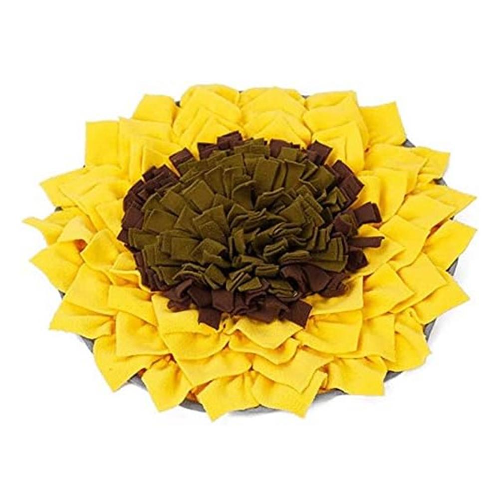 Sunflower Dog Snuffle Mat 48x48cm Interactive Feeding Puzzle Toy for Pet Enrichment Type A
Sunflower Dog Snuffle Mat 48x48cm Interactive Feeding Puzzle Toy for Pet Enrichment Type A