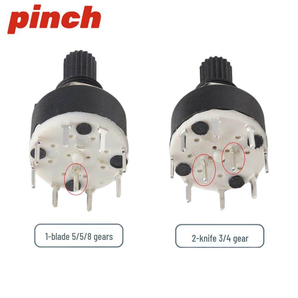 RS16 Rotary Gear Switch: 16MM, 1-Pole, 2-Throw, 3/4/5/6/8 Positions, 15-Spline Shaft, Round Point Potentiometer. 16MM 1P7T Rotary Switch
RS16 Rotary Gear Switch: 16MM, 1-Pole, 2-Throw, 3/4/5/6/8 Positions, 15-Spline Shaft, Round Point Potentiometer. 16MM 1P7T Rotary Switch