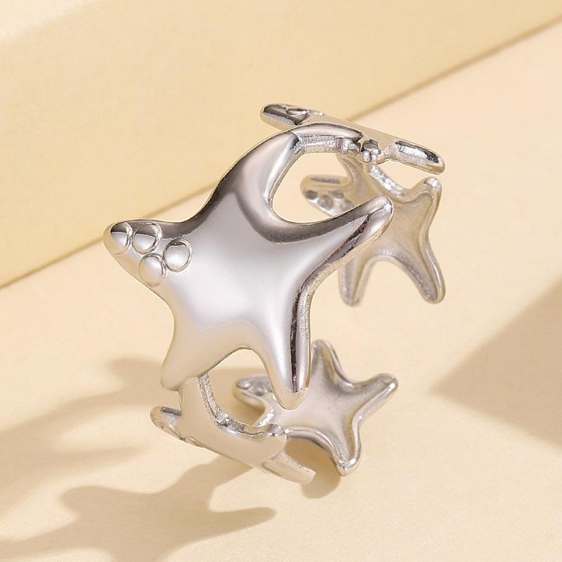Stainless Steel Gold Color Star Moon Open Rings for Women Minimalist Metal Geometric Adjustable Ring Waterproof Zircon Gift
Stainless Steel Gold Color Star Moon Open Rings for Women Minimalist Metal Geometric Adjustable Ring Waterproof Zircon Gift