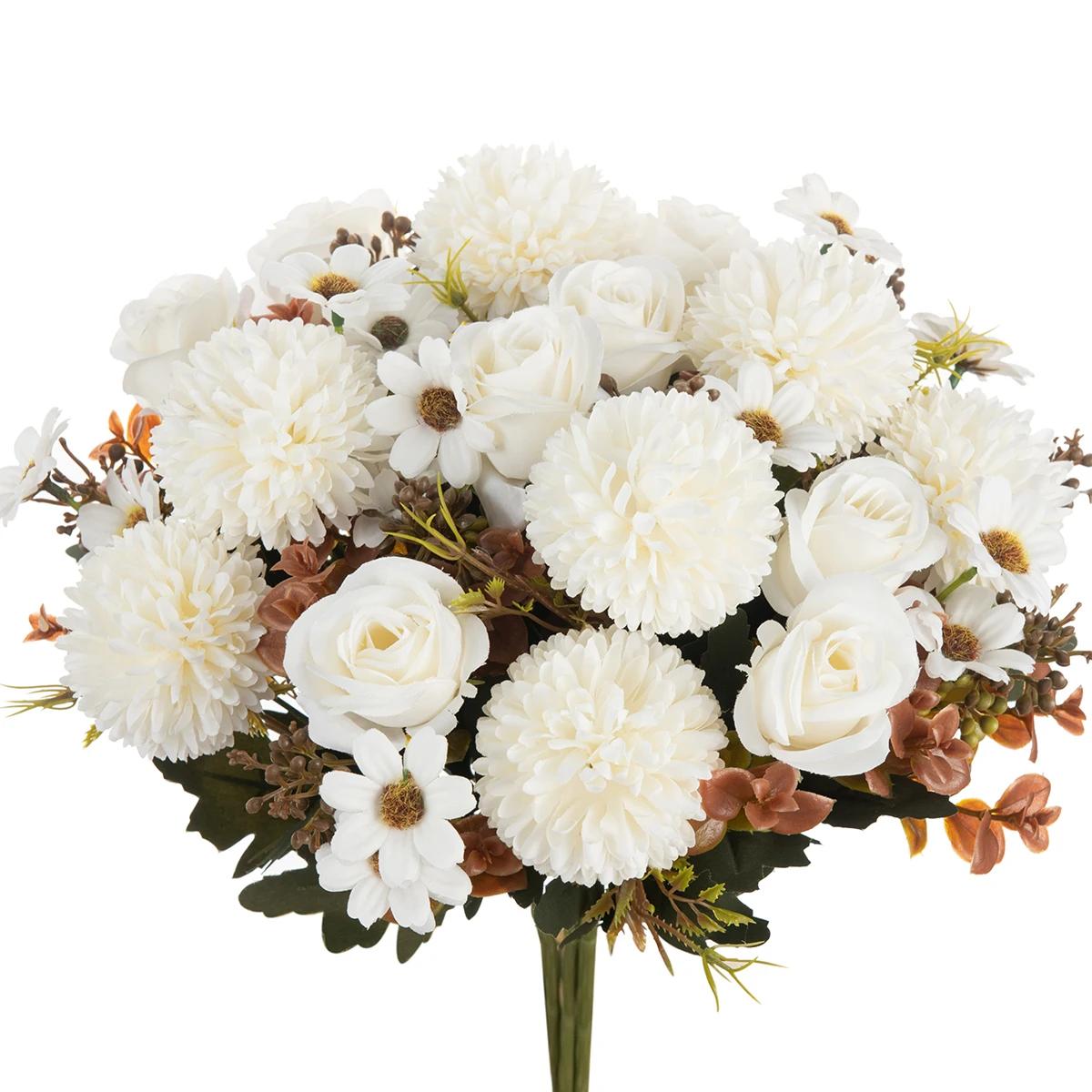Silk Rose Artificial Flowers for Wedding Home Christmas Decoration Wreaths bridal bouque Dining table vase Photography props DIY
Silk Rose Artificial Flowers for Wedding Home Christmas Decoration Wreaths bridal bouque Dining table vase Photography props DIY