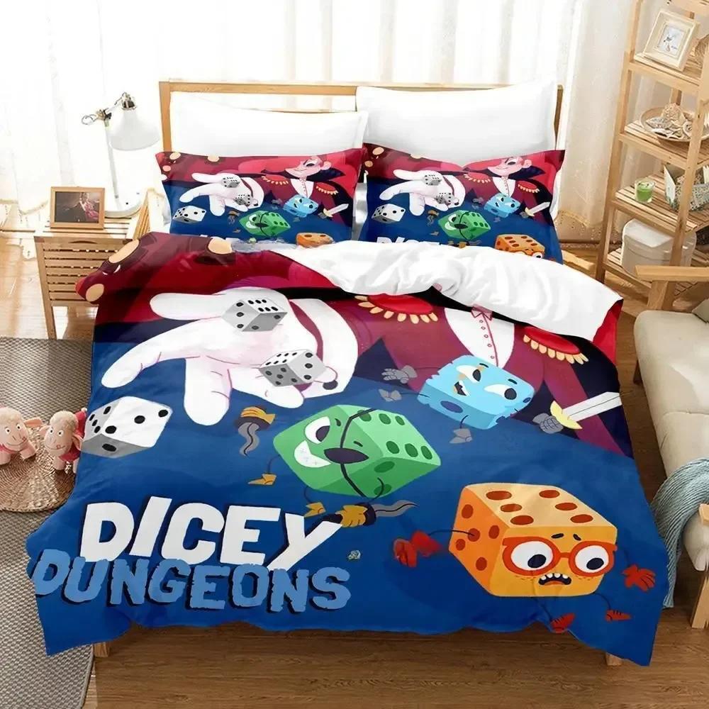 Comforter New Anime Game Dicey Dungeons Bedding Set Printed Bed Set With Bed Single Double Queen Super King Size Comforter (quilt)-EU Single(135*200cm)3pcs
Comforter New Anime Game Dicey Dungeons Bedding Set Printed Bed Set With Bed Single Double Queen Super King Size Comforter (quilt)-EU Single(135*200cm)3pcs